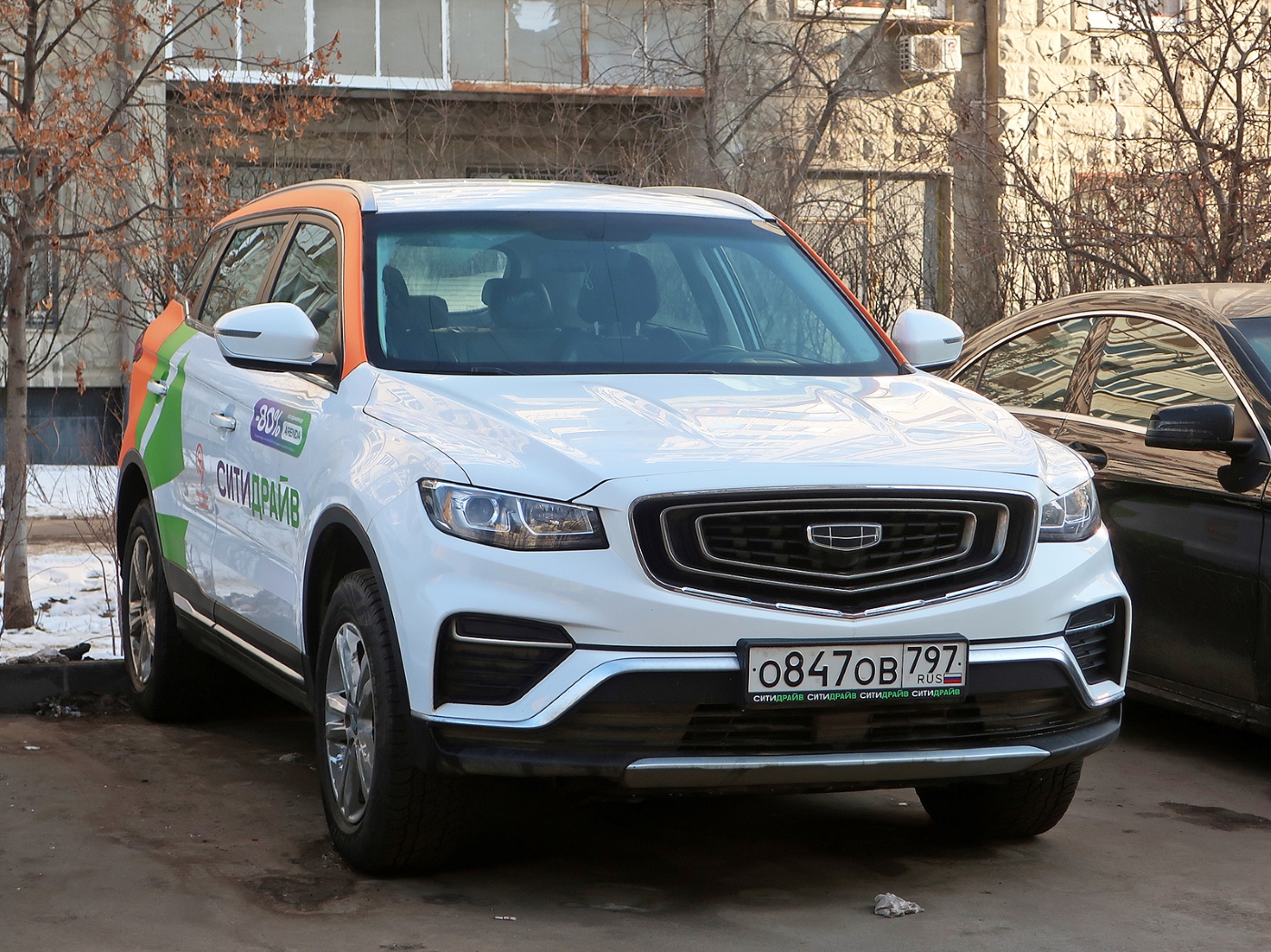 Москва, Geely Atlas № О 847 ОВ 797