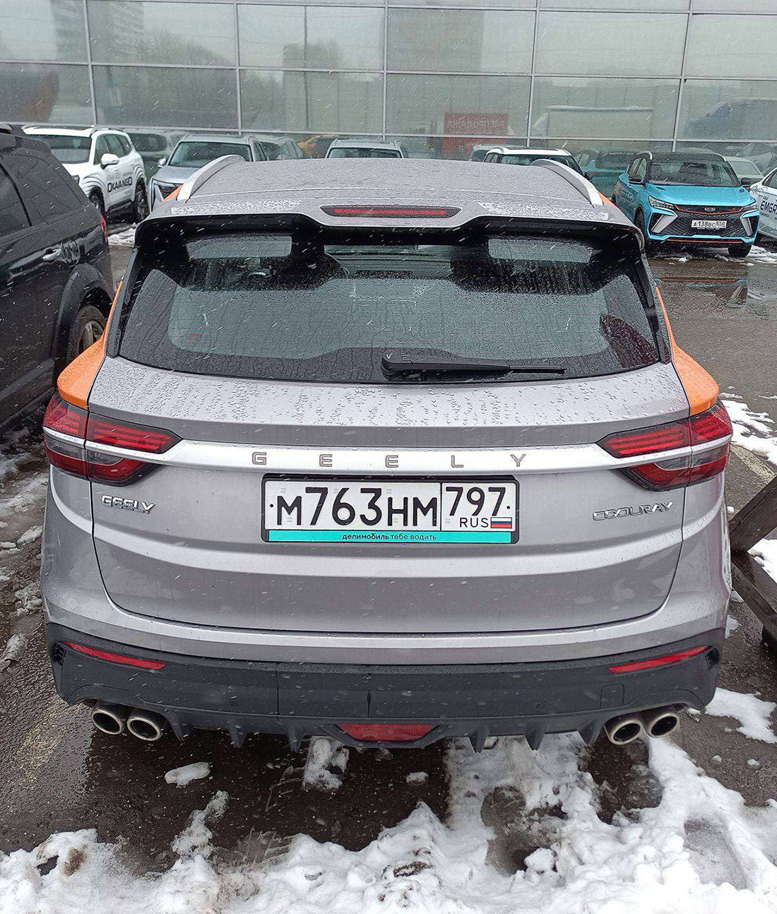 Москва, Geely Coolray № М 763 НМ 797; Фотографии из приложений каршеринга