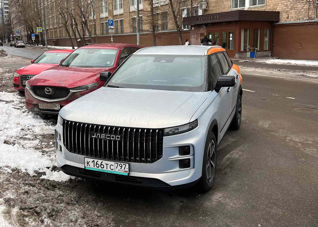 Москва, Jaecoo J7 № К 166 ТС 797; Фотографии из приложений каршеринга