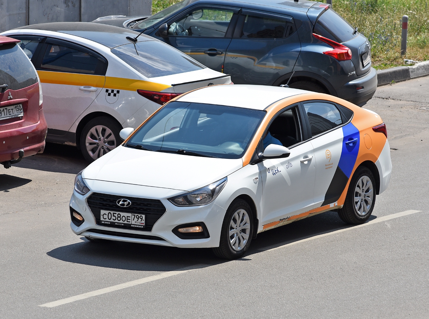 Москва, Hyundai Solaris № С 058 ОЕ 799