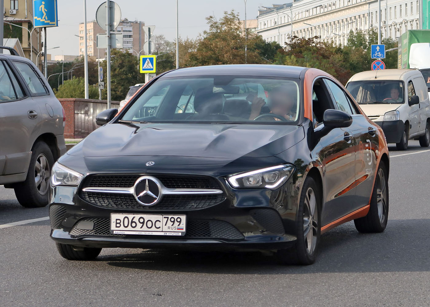 Москва, Mercedes-Benz CLA-Klasse № В 069 ОС 799