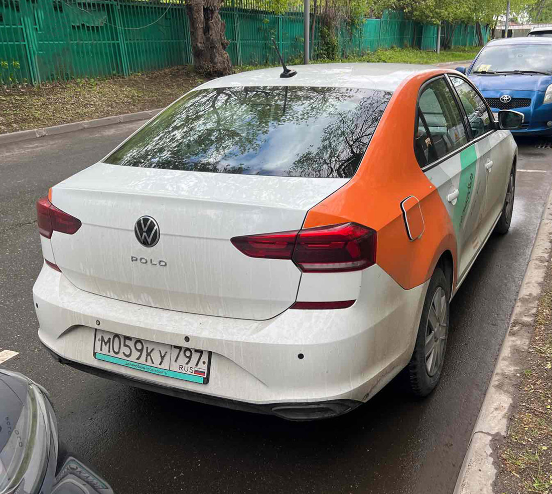 Москва, Volkswagen Polo № М 059 КУ 797; Фотографии из приложений каршеринга