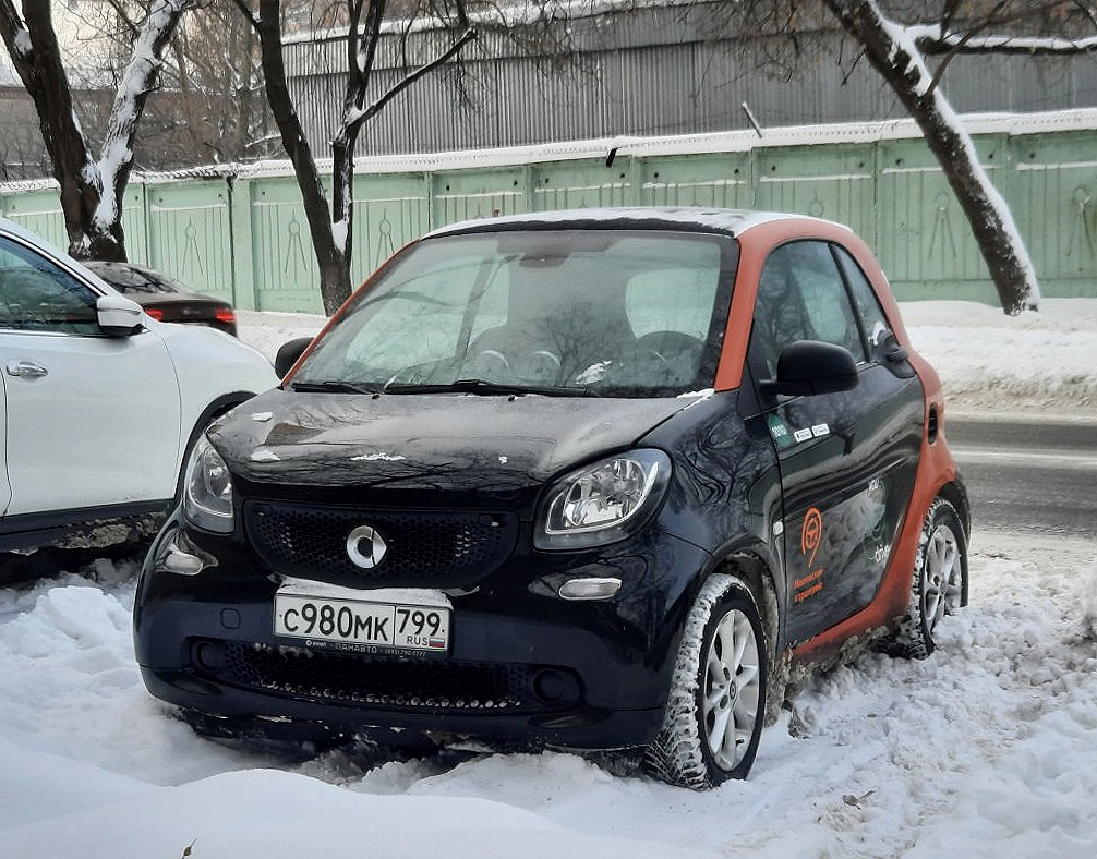 Москва, Smart ForTwo № С 980 МК 799