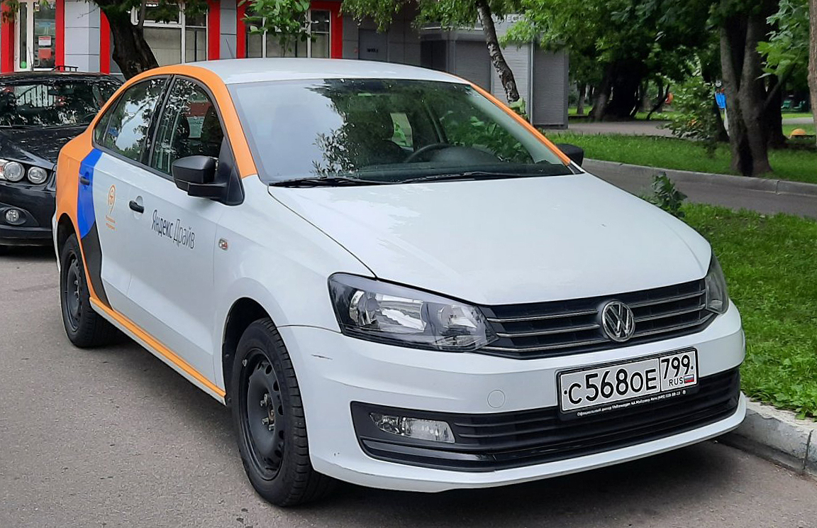 Москва, Volkswagen Polo № С 568 ОЕ 799