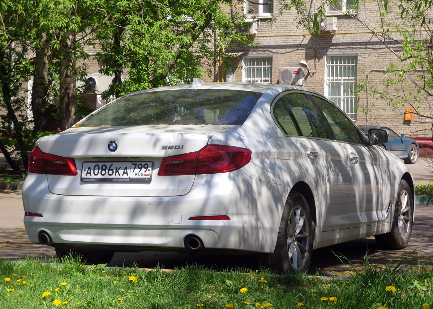 Межгород (Москва - Санкт-Петербург), BMW 5 Series № А 086 КА 799