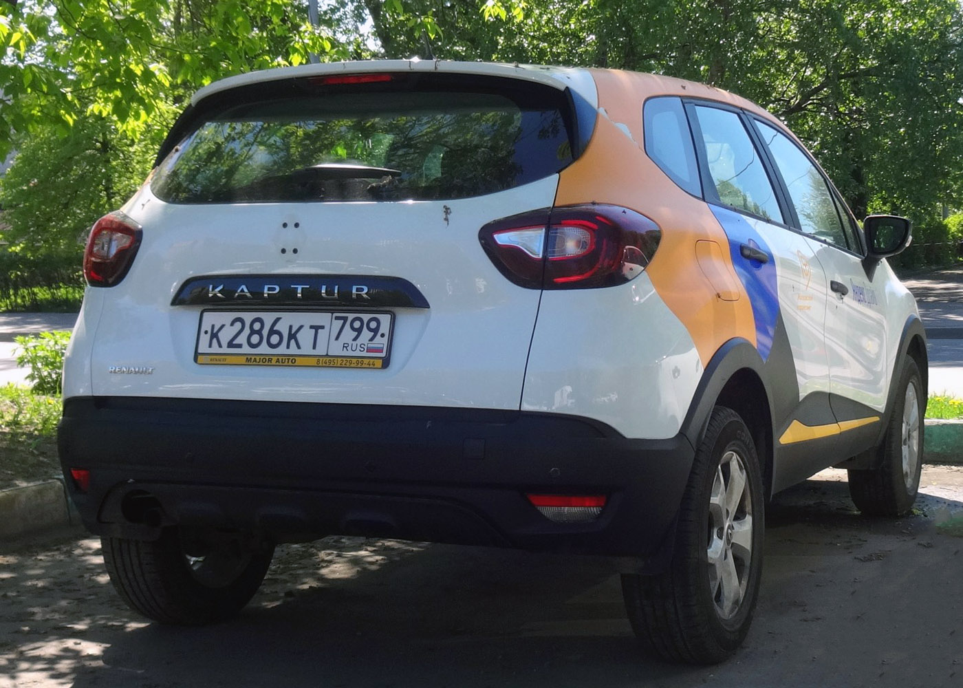 Москва, Renault Kaptur № К 286 КТ 799
