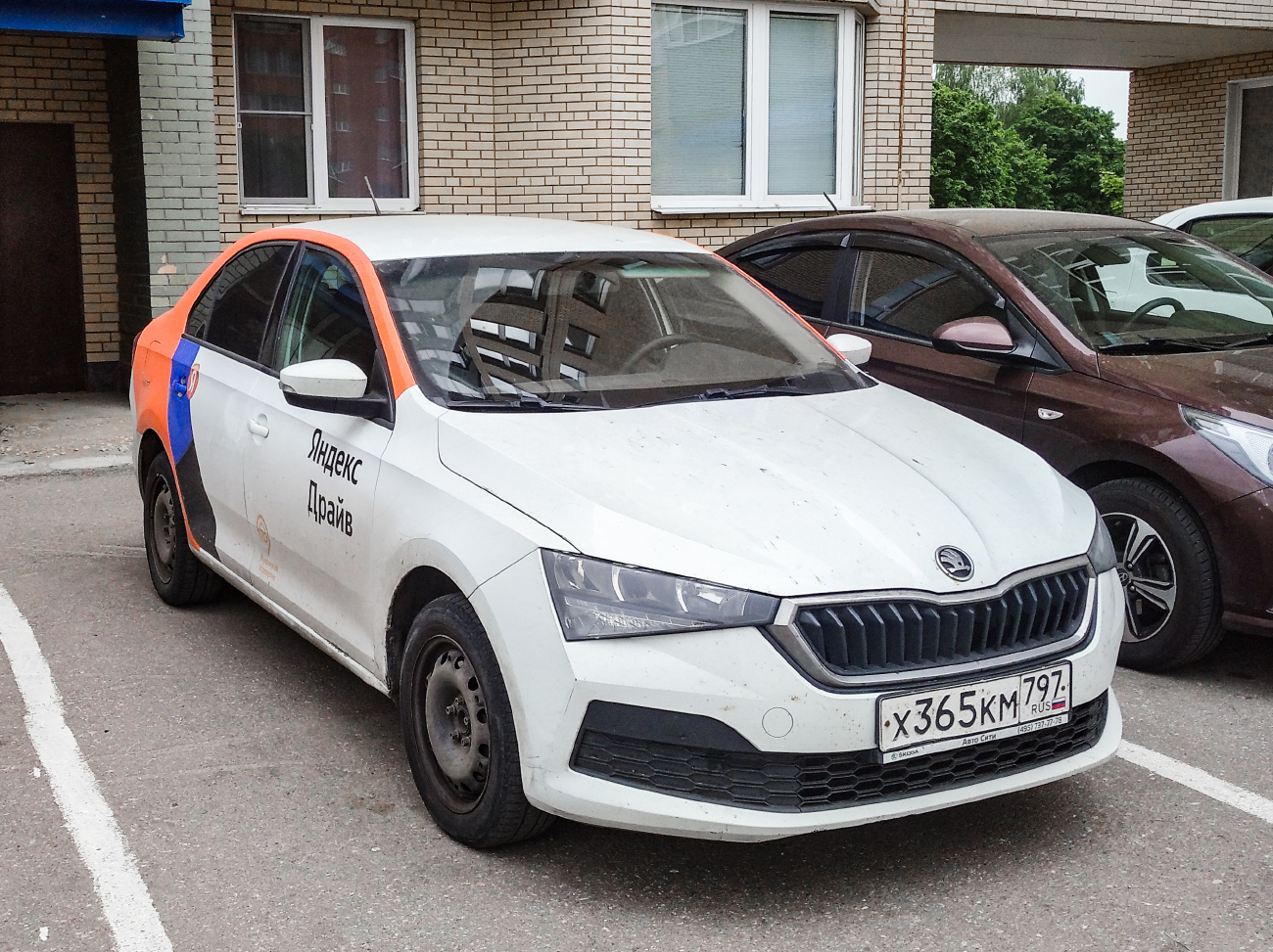 Москва, Škoda Rapid № Х 365 КМ 797