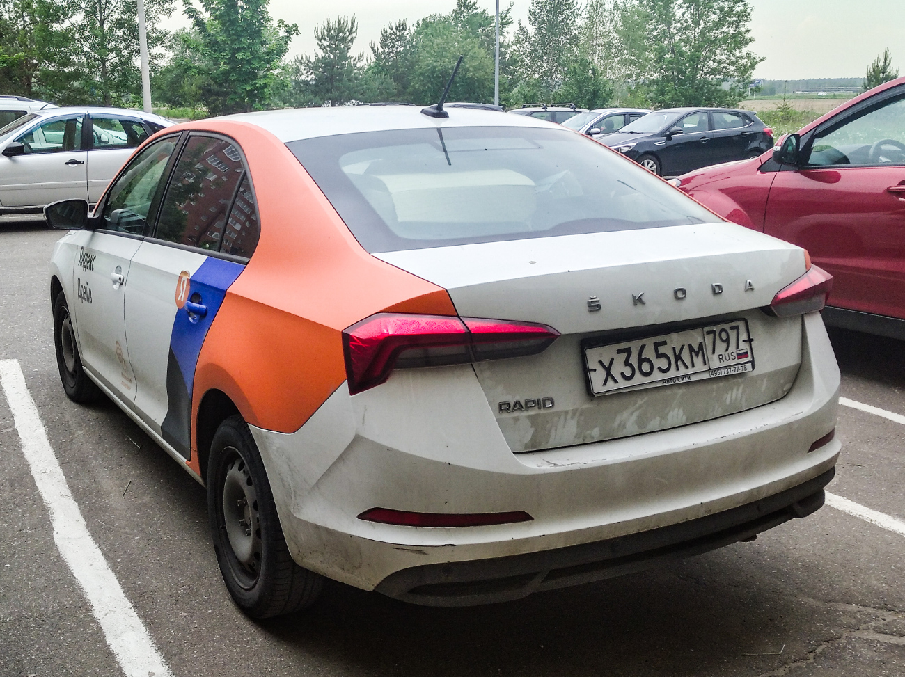 Москва, Škoda Rapid № Х 365 КМ 797