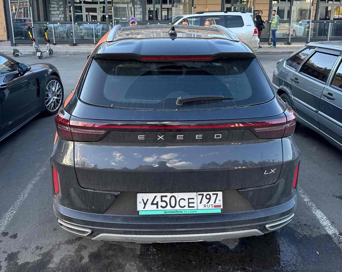Москва, Exeed LX № У 450 СЕ 797; Фотографии из приложений каршеринга