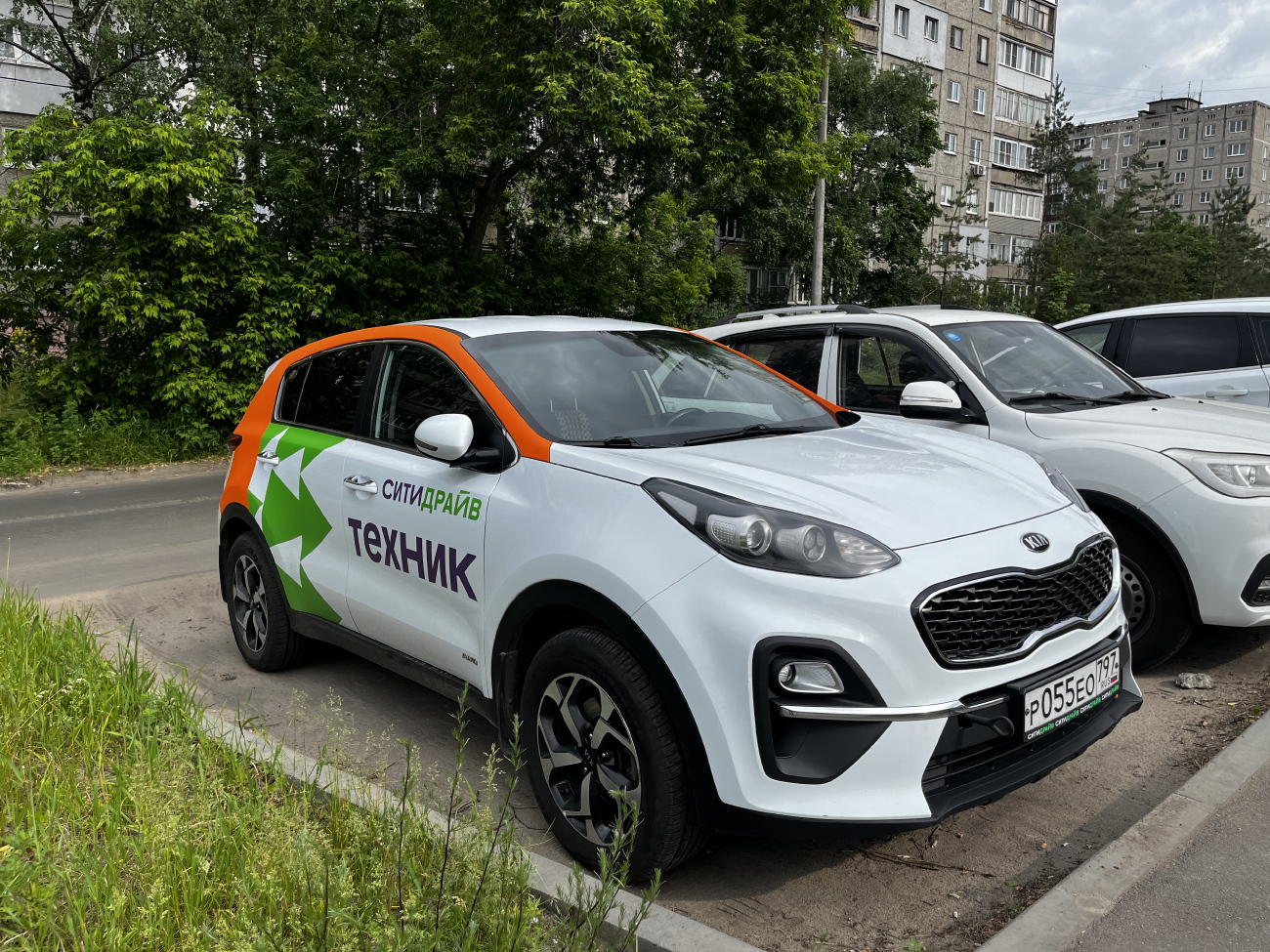 Нижний Новгород, KIA Sportage № Р 055 ЕО 797; СитиДрайв &mdash; техническая служба