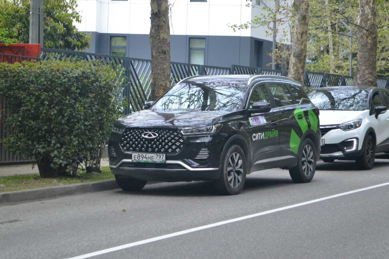 Сочи, Chery Tiggo 7 № Е 894 НЕ 797