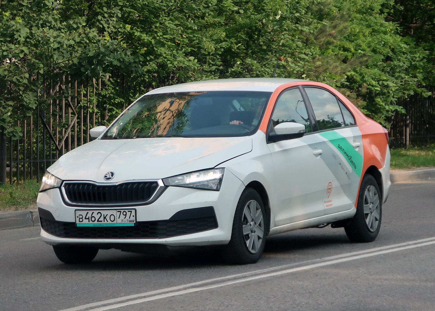 Москва, Škoda Rapid № В 462 КО 797