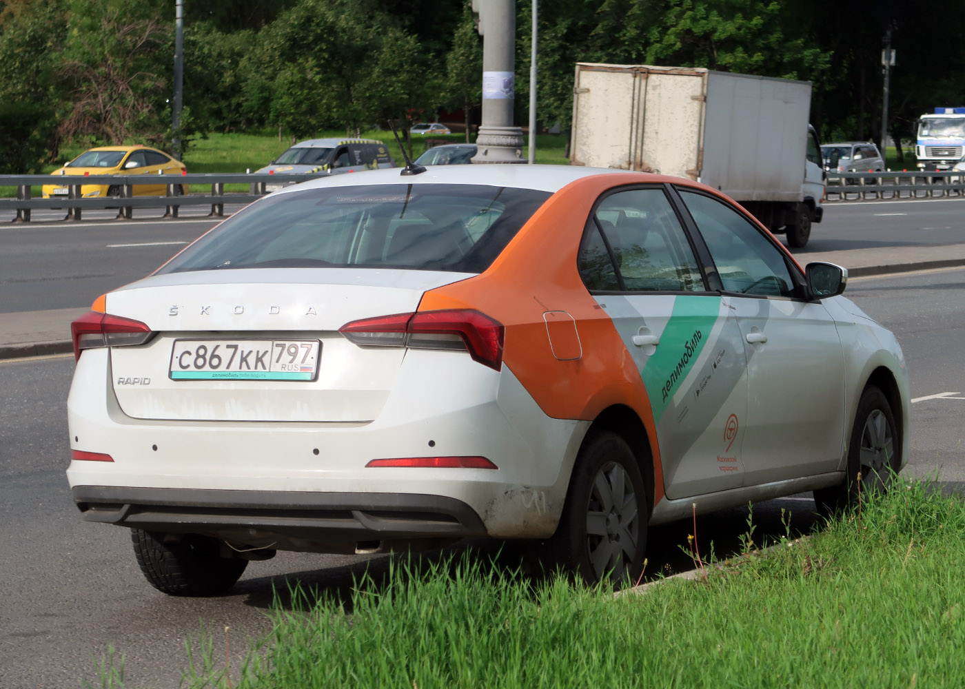 Москва, Škoda Rapid № С 867 КК 797