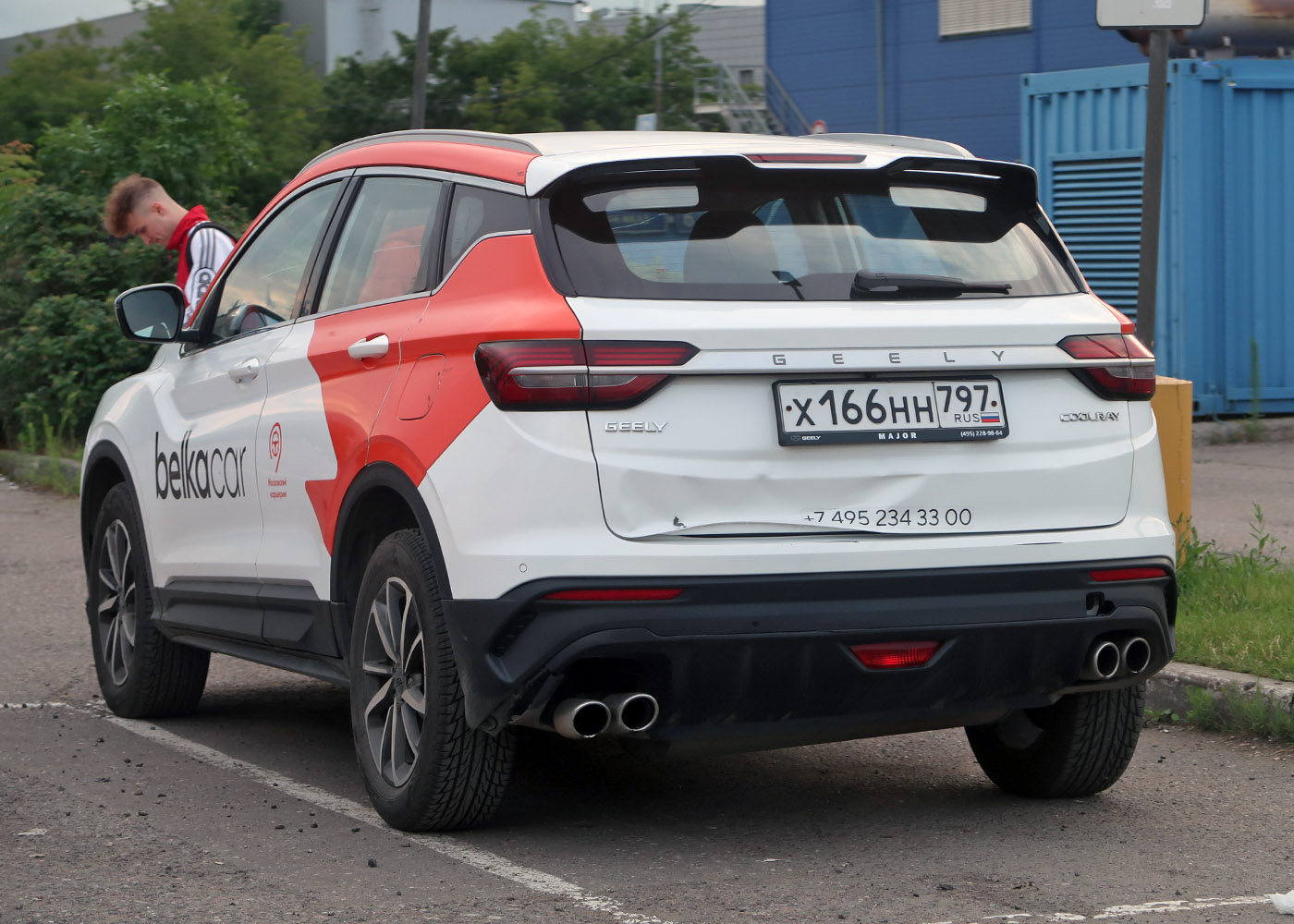 Москва, Geely Coolray № Х 166 НН 797
