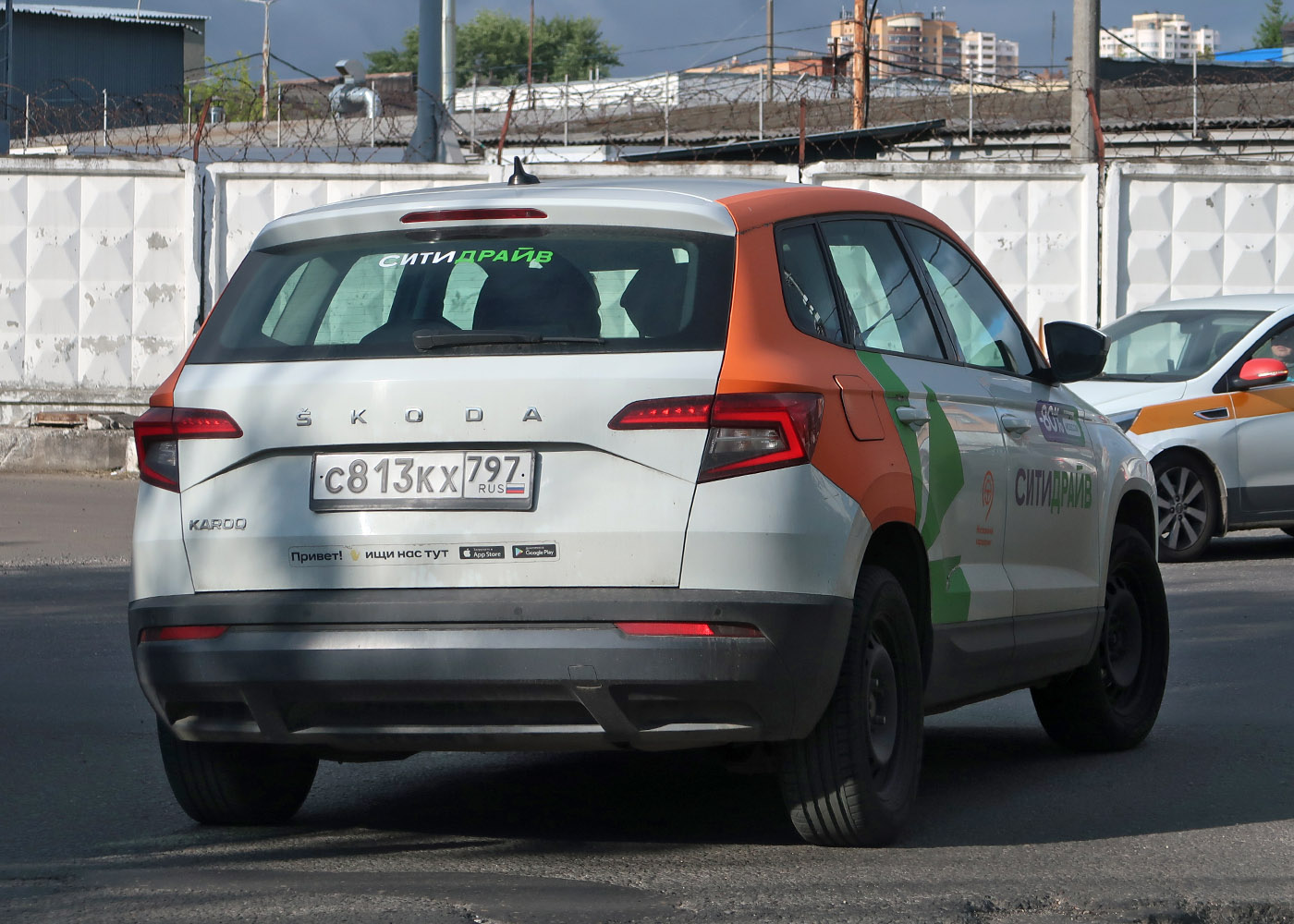 Москва, Škoda Karoq № С 813 КХ 797
