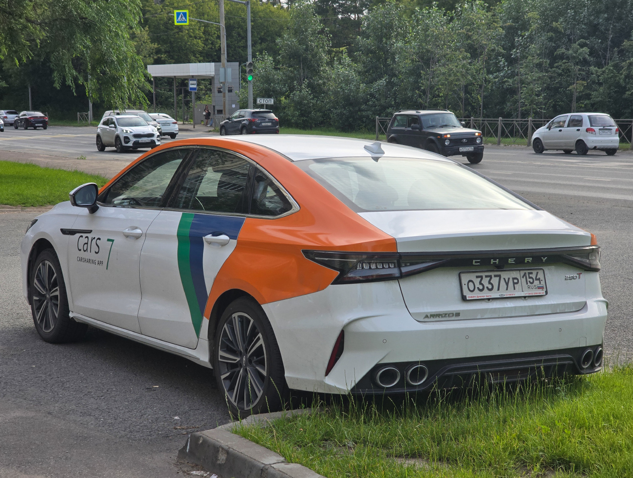 Казань, Chery Arrizo 8 № О 337 УР 154