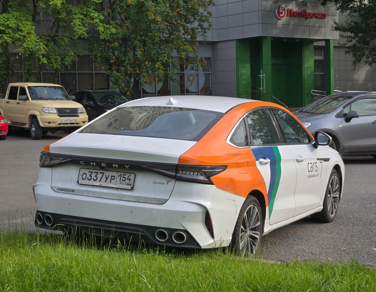 Казань, Chery Arrizo 8 № О 337 УР 154
