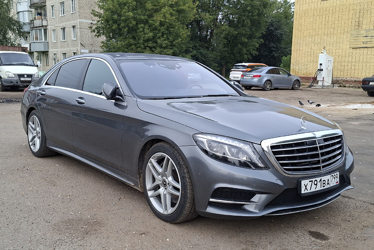 Москва, Mercedes-Benz S-Klasse № Х 791 ВА 799