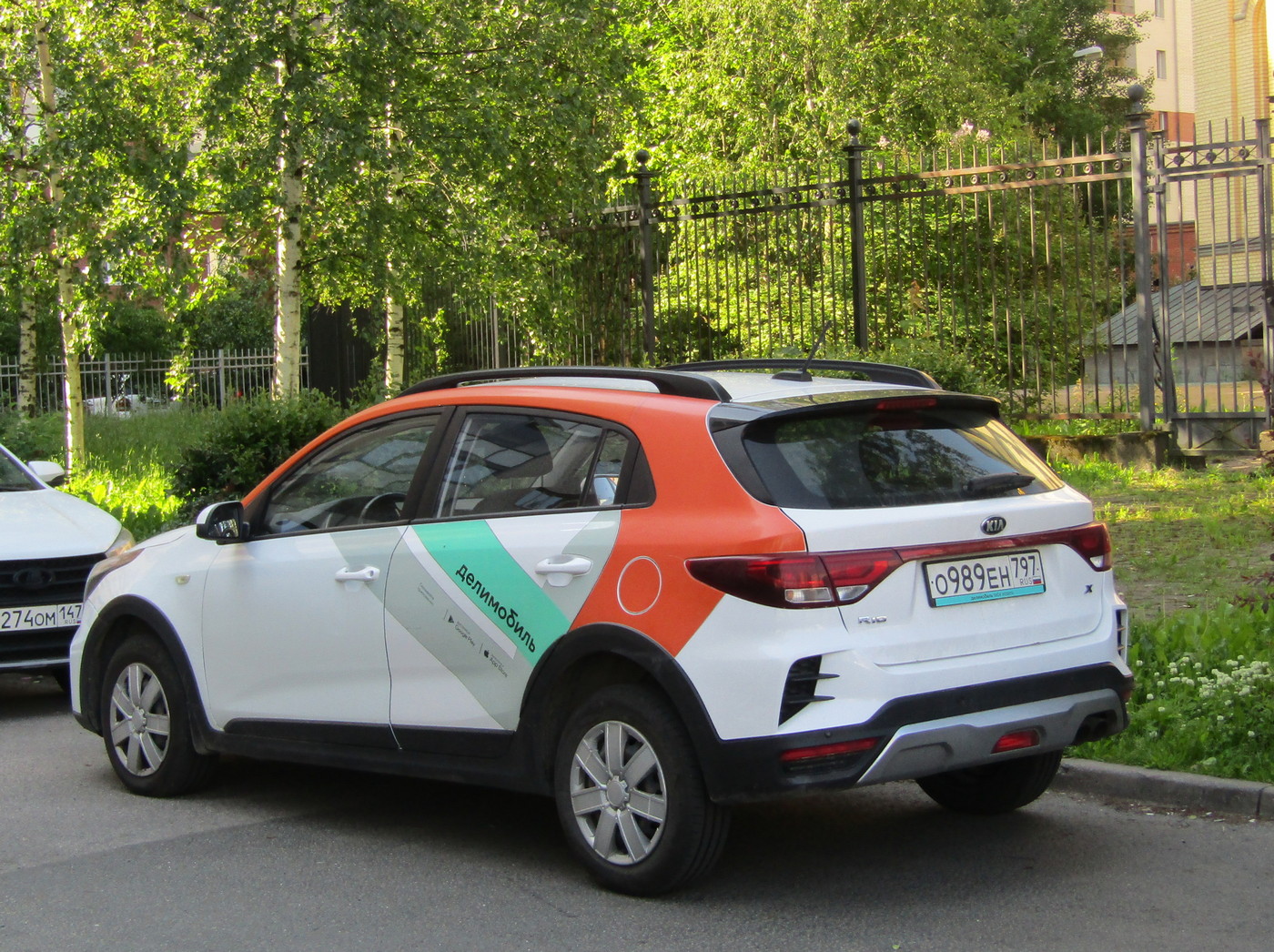 Санкт-Петербург, KIA Rio № О 989 ЕН 797