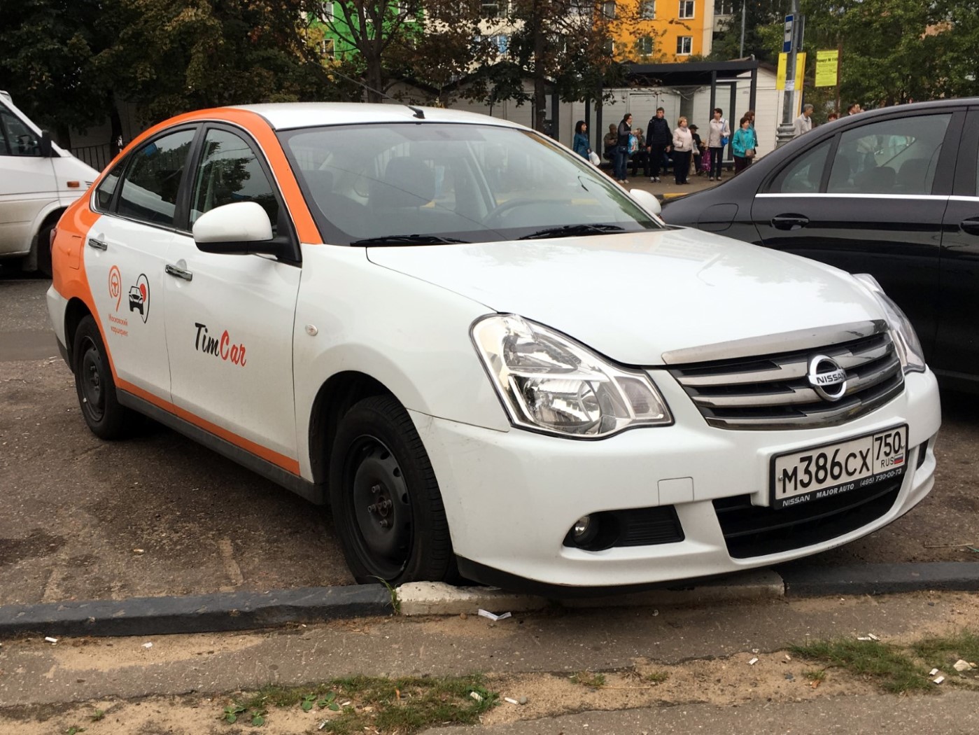 Москва, Nissan Almera № М 386 СХ 750