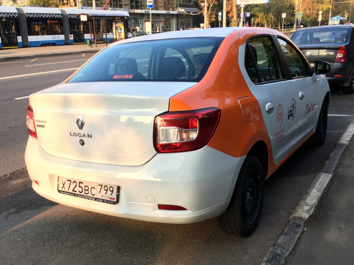 Москва, Renault Logan № Х 725 ВС 799