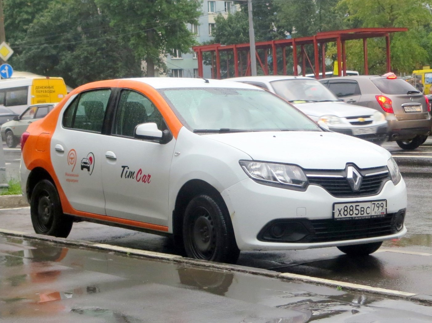 Москва, Renault Logan № Х 885 ВС 799