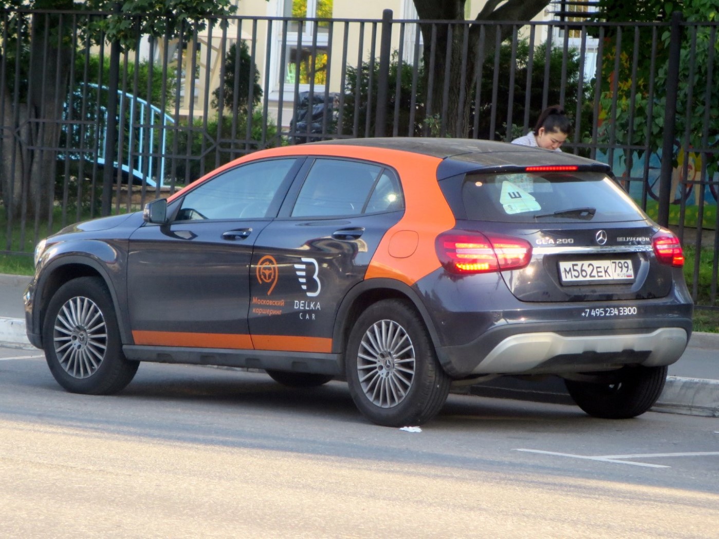 Москва, Mercedes-Benz GLA-Klasse № М 562 ЕК 799