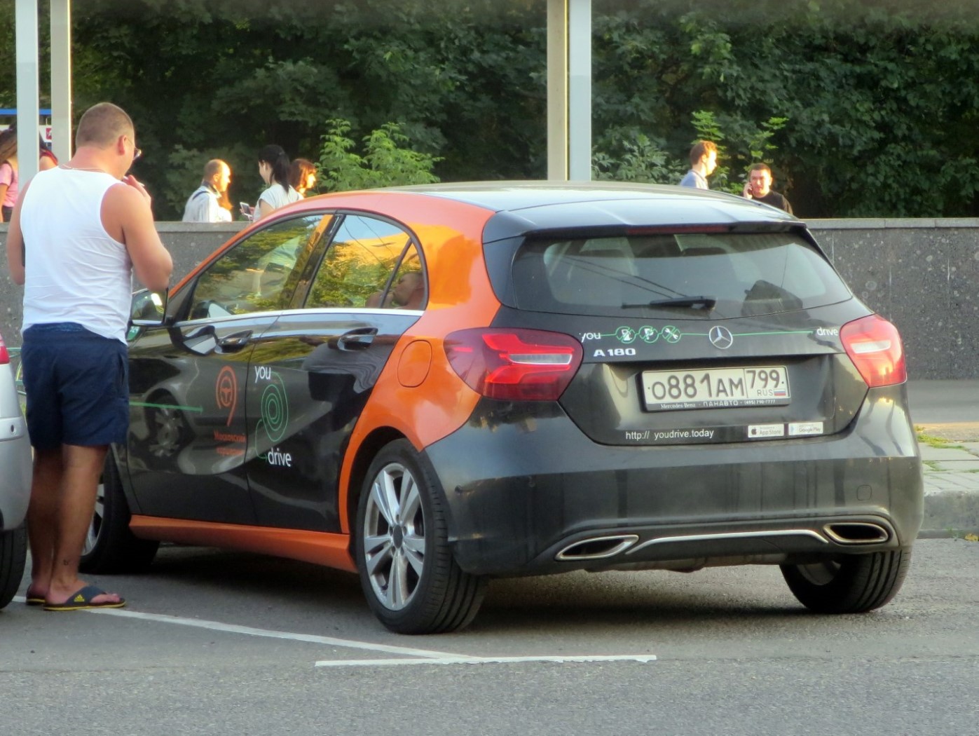 Москва, Mercedes-Benz A-Klasse № О 881 АМ 799