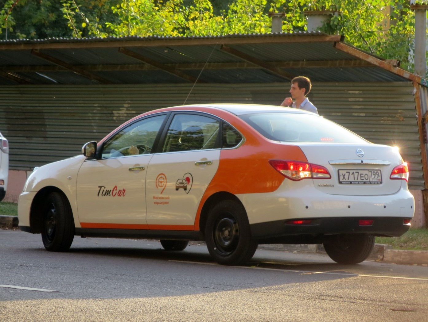 Москва, Nissan Almera № Х 717 ЕО 799