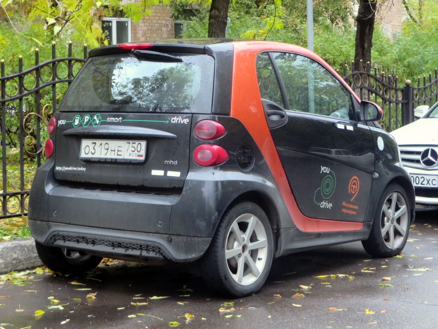 Москва, Smart ForTwo № О 319 НЕ 750