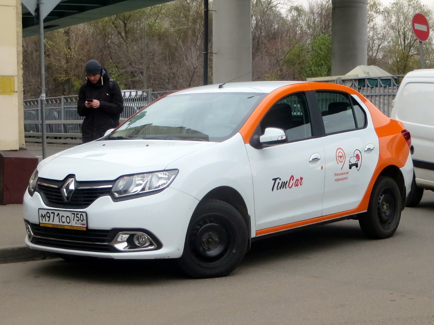 Москва, Renault Logan № М 971 СО 750