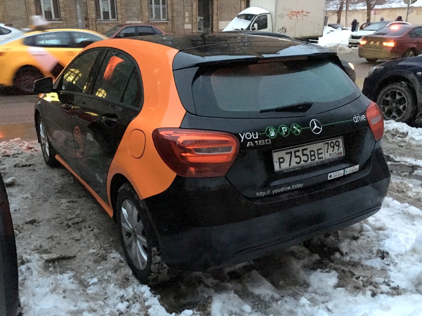 Москва, Mercedes-Benz A-Klasse № Р 755 ВЕ 799