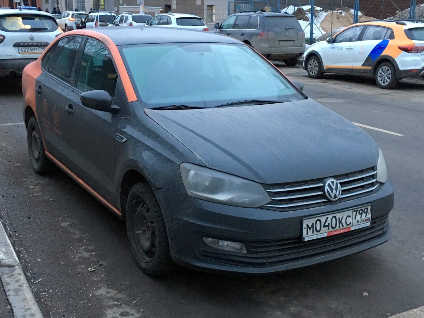 Москва, Volkswagen Polo № М 040 КС 799