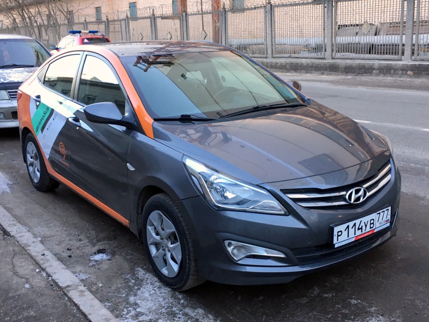 Москва, Hyundai Solaris № Р 114 УВ 777