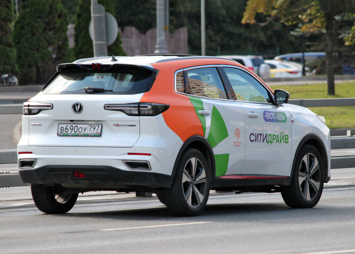 Москва, Changan CS55 / UNI-S № В 690 ОУ 797