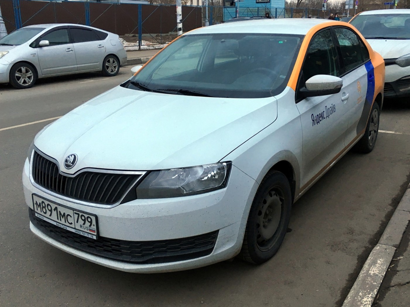 Москва, Škoda Rapid № М 891 МС 799