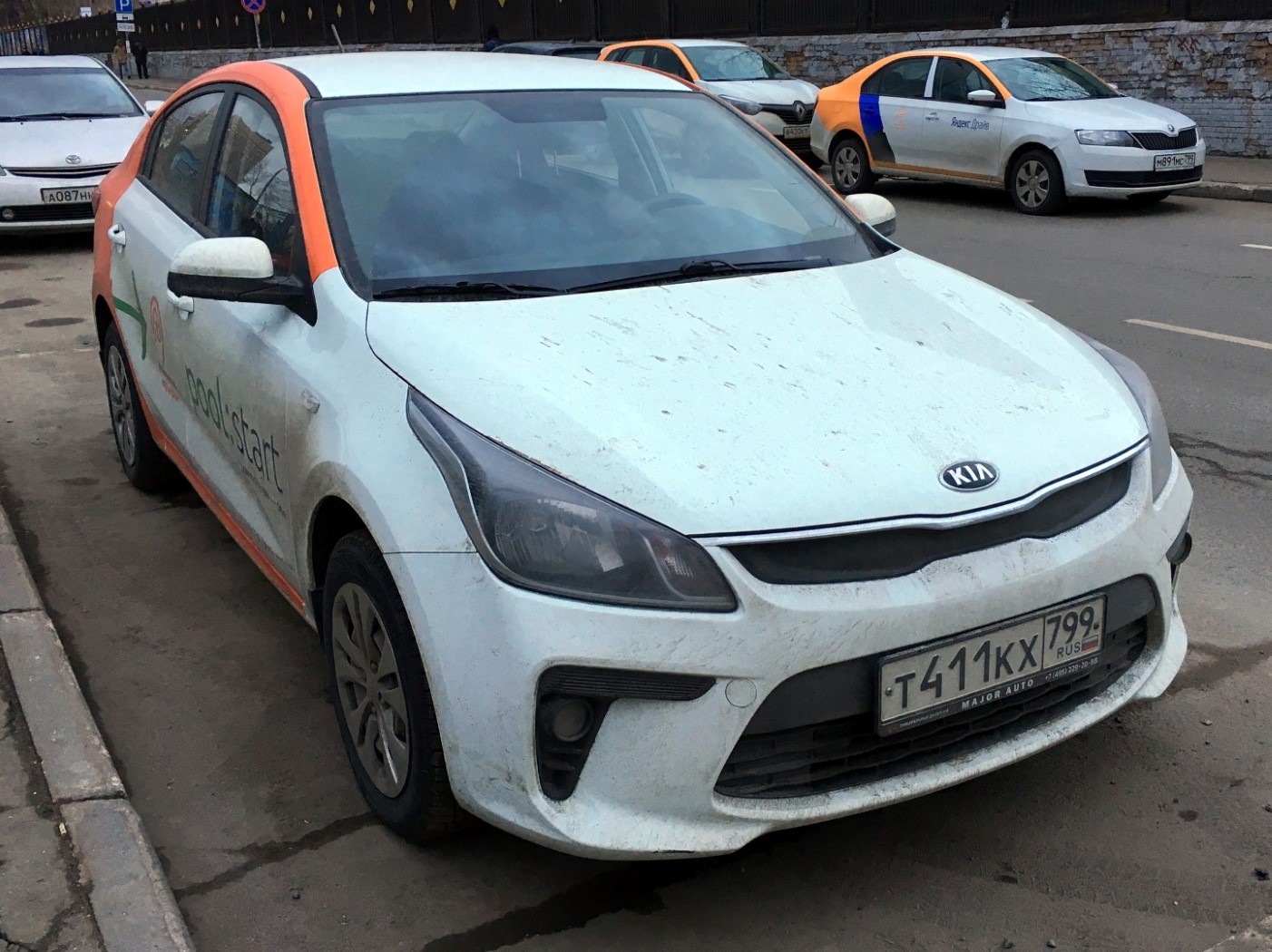 Москва, KIA Rio № Т 411 КХ 799