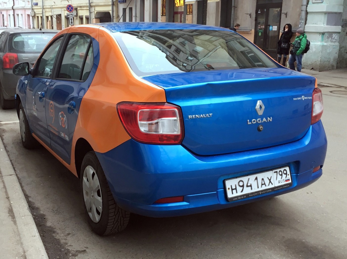 Москва, Renault Logan № Н 941 АХ 799