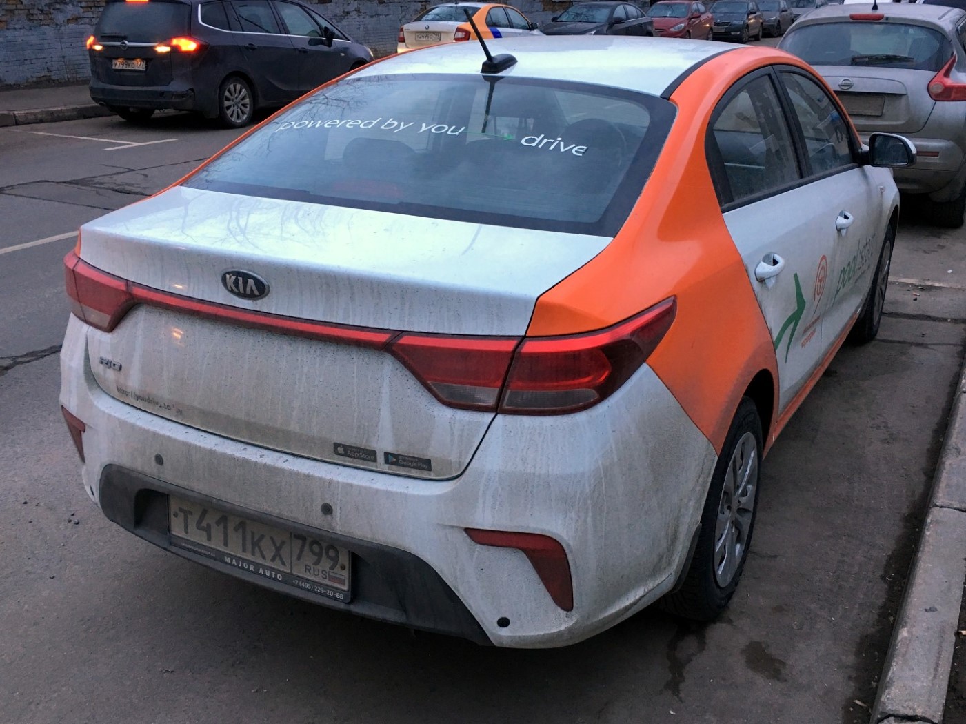 Москва, KIA Rio № Т 411 КХ 799