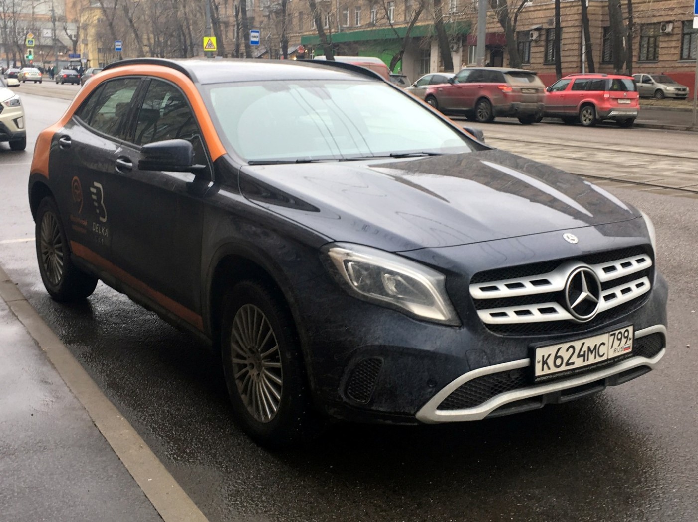 Москва, Mercedes-Benz GLA-Klasse № К 624 МС 799