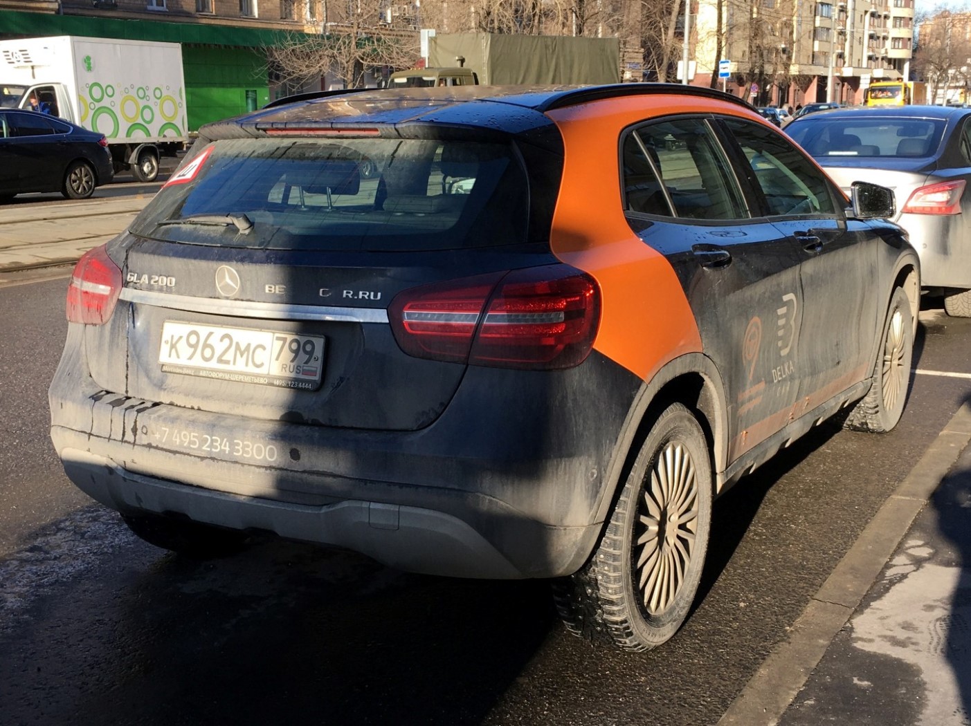 Москва, Mercedes-Benz GLA-Klasse № К 962 МС 799