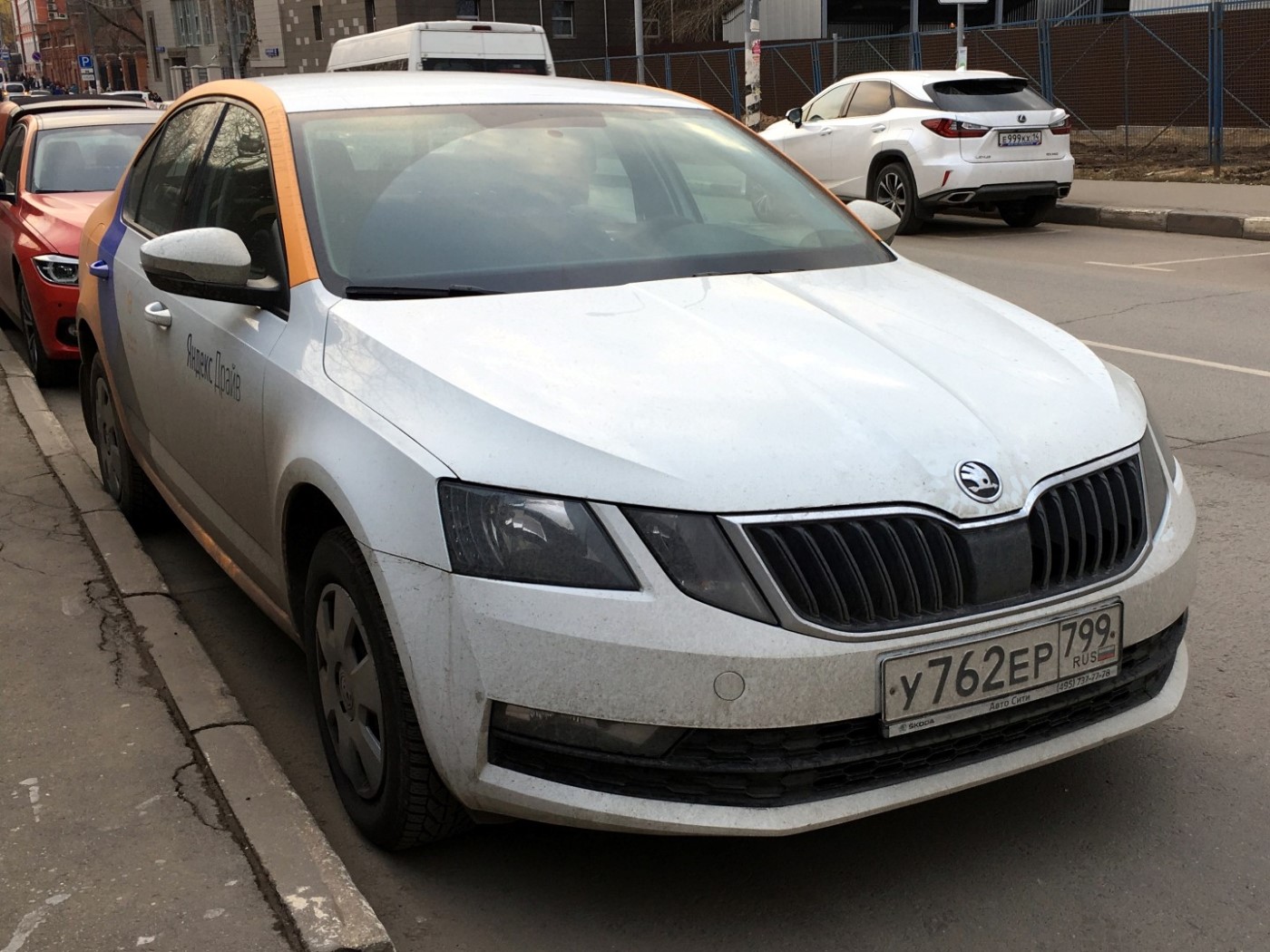 Москва, Škoda Octavia № У 762 ЕР 799