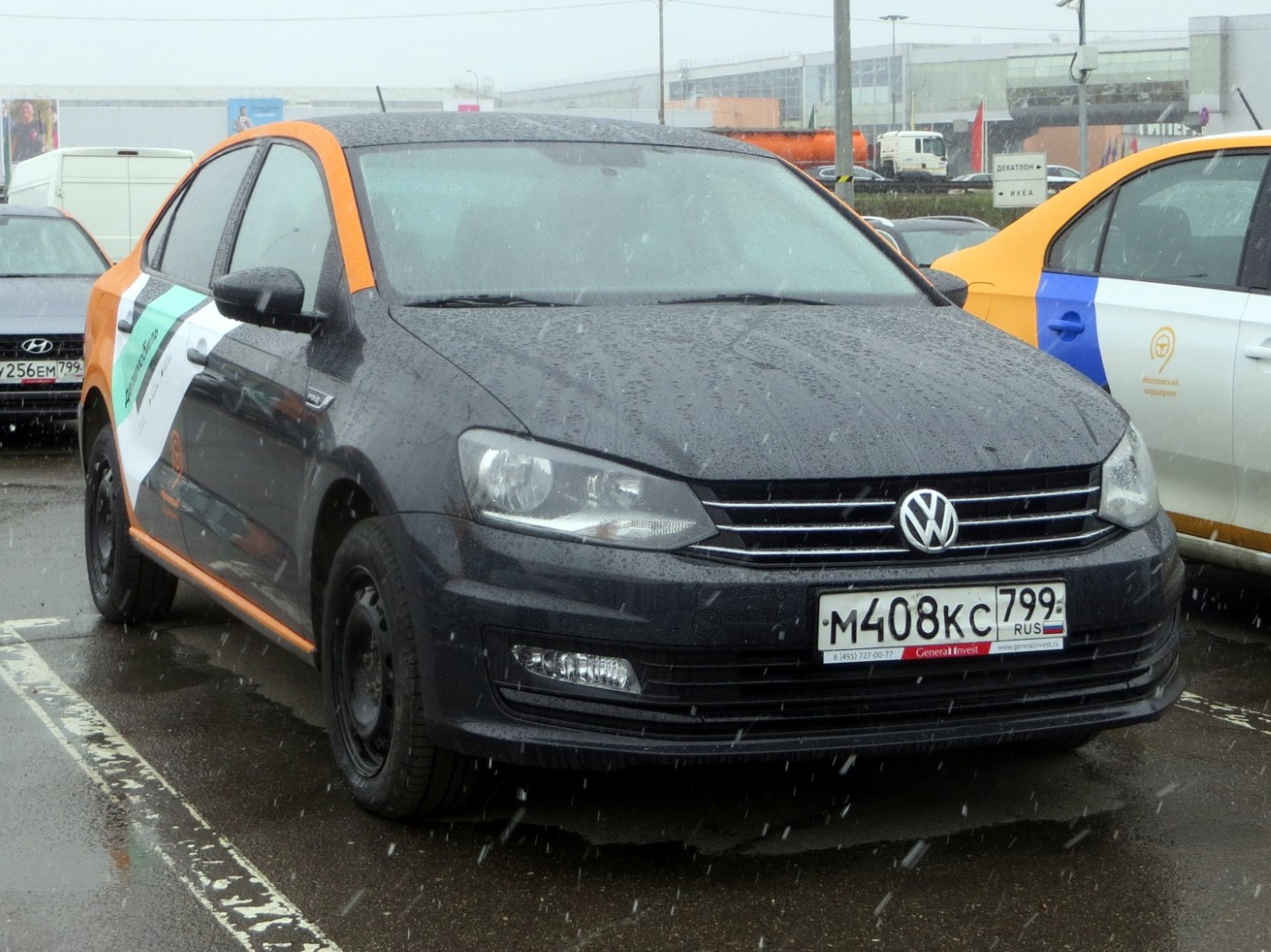 Москва, Volkswagen Polo № М 408 КС 799