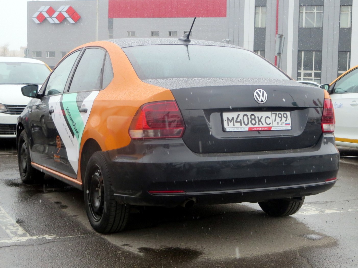 Москва, Volkswagen Polo № М 408 КС 799