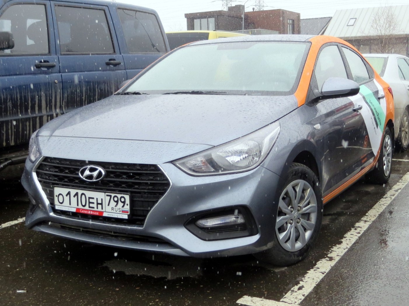 Москва, Hyundai Solaris № О 110 ЕН 799