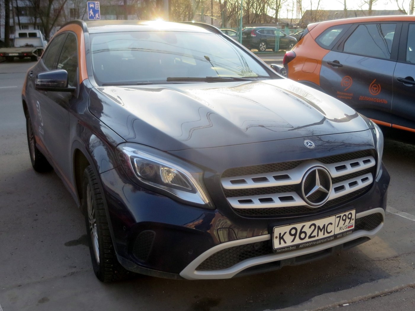 Москва, Mercedes-Benz GLA-Klasse № К 962 МС 799