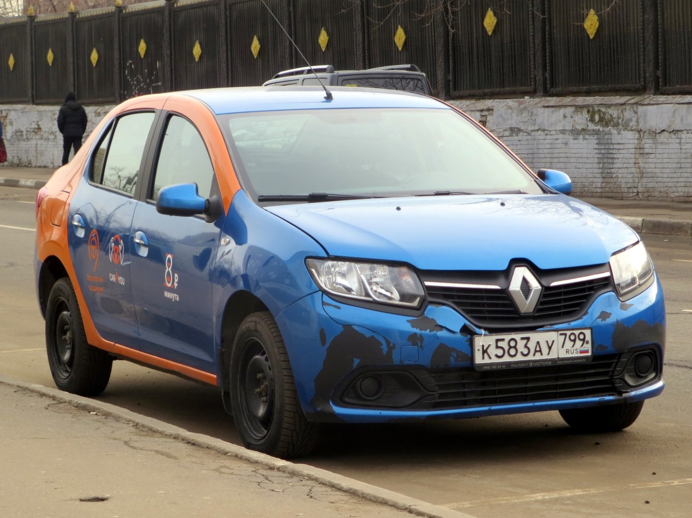 Москва, Renault Logan № К 583 АУ 799
