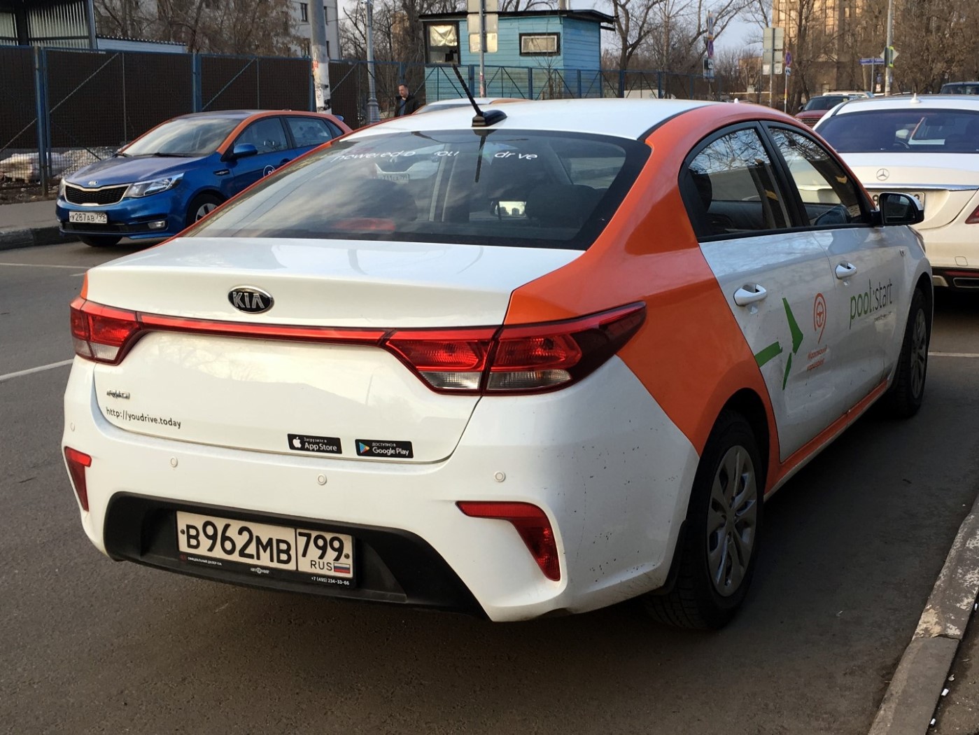 Москва, KIA Rio № В 962 МВ 799