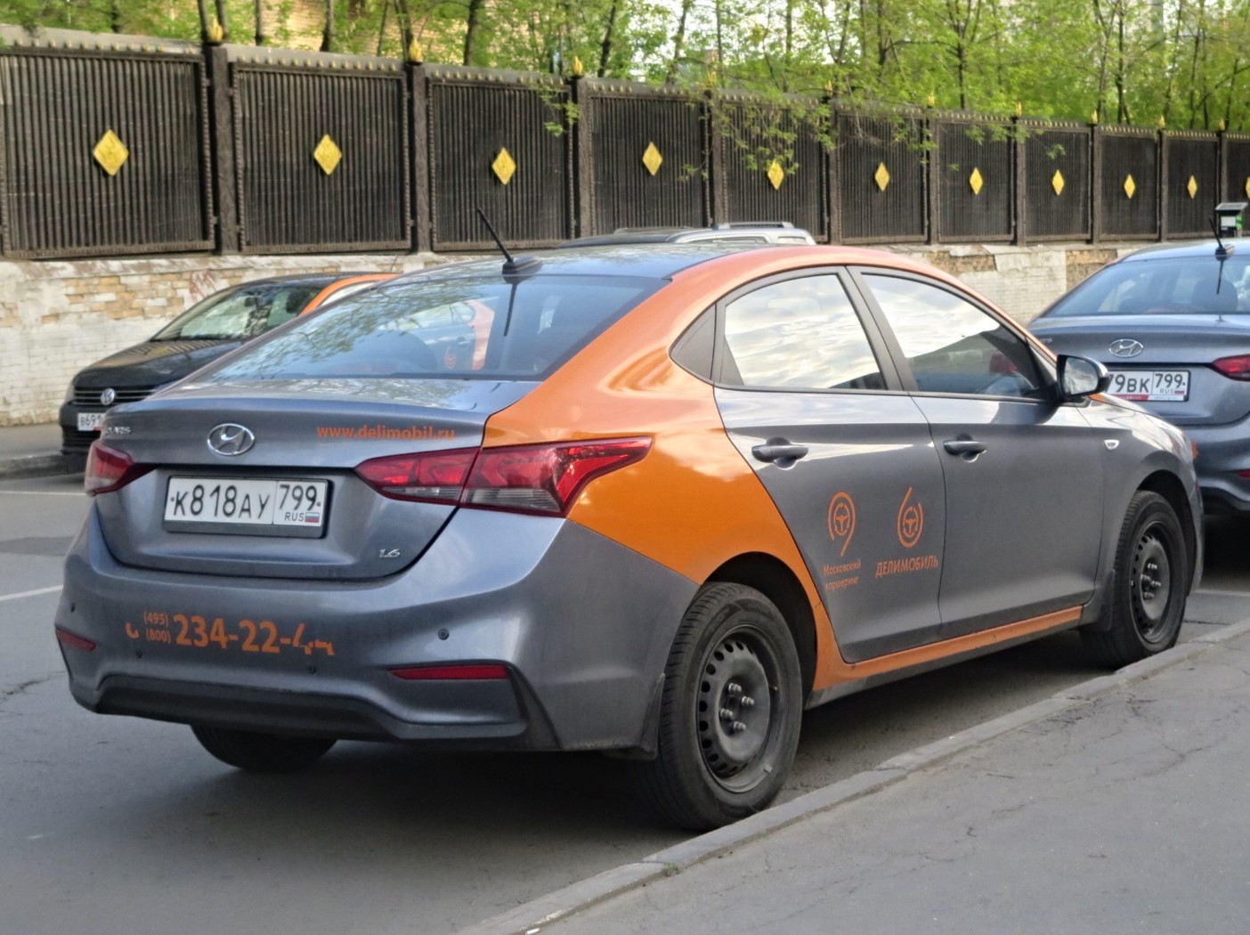 Нижний Новгород, Hyundai Solaris № К 818 АУ 799