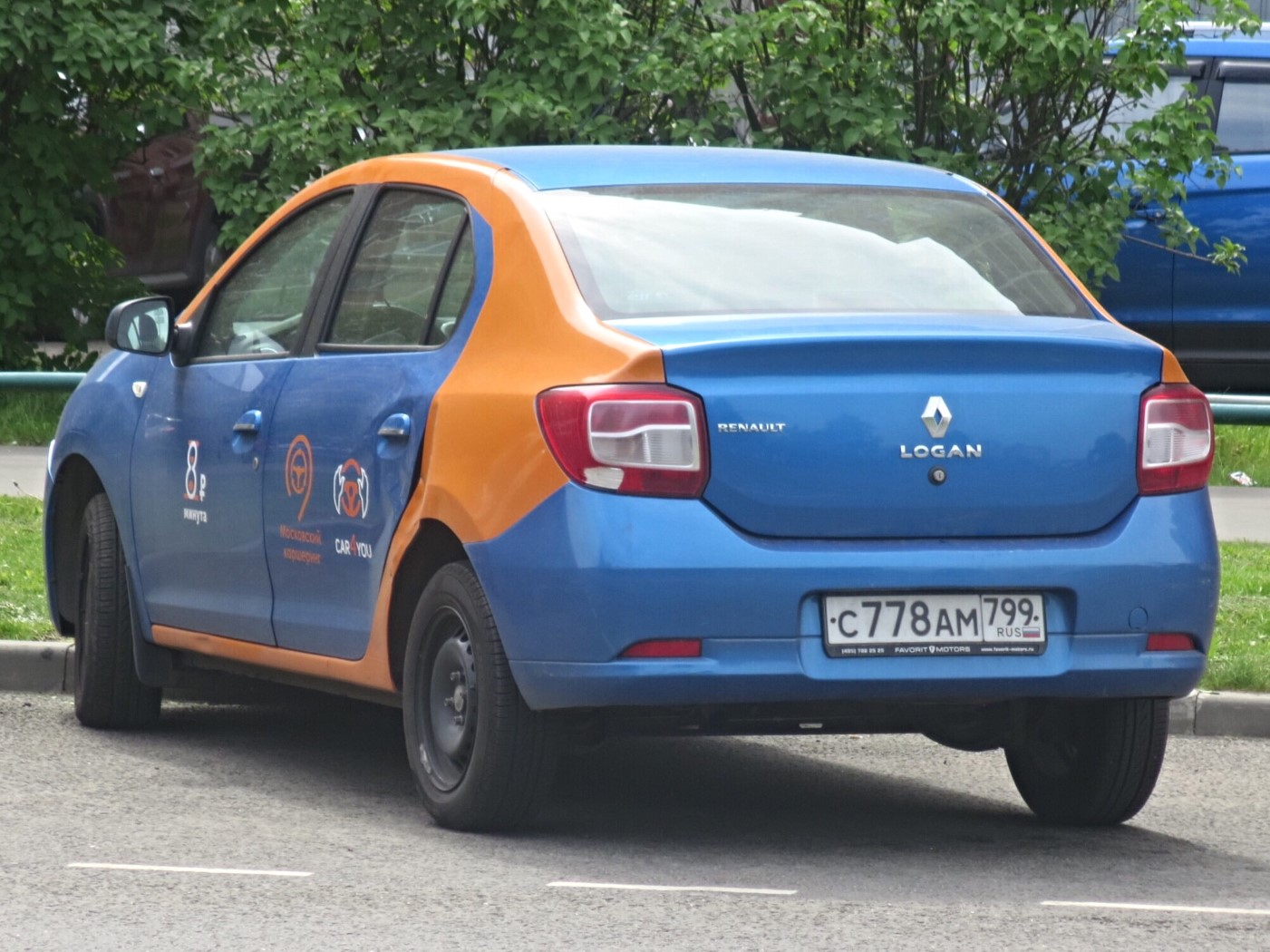 Москва, Renault Logan № С 778 АМ 799